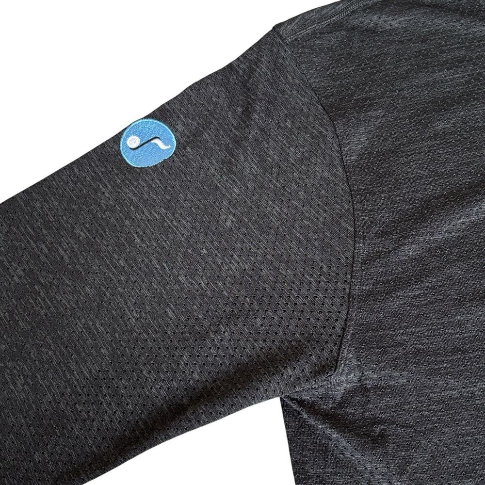 Lululemon Shirt Sz XL 1/2 Zip Charcoal Performance Long Sleeve Pullover. Co Logo - Picture 11 of 14